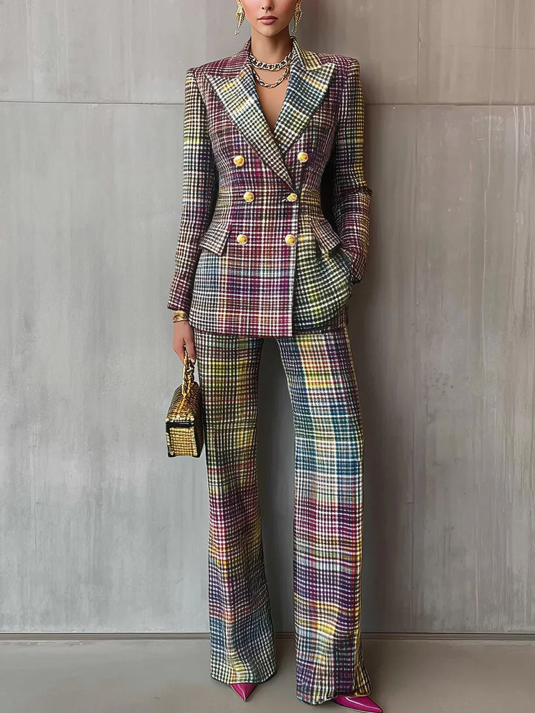 Hilary | Luxe Tailored Three Quarter Sleeve Suit