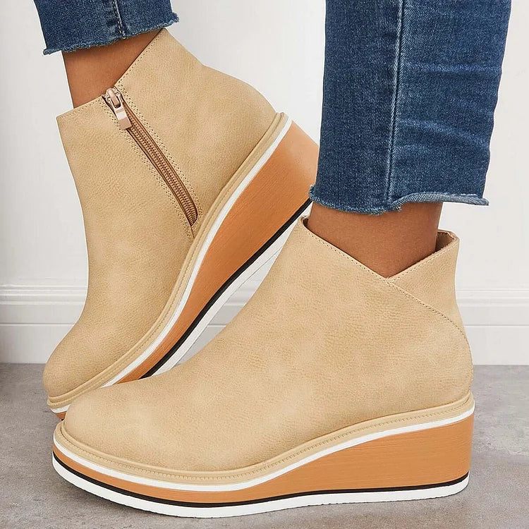 Mignon Modern Luxe | Chic Leather Ankle Boots