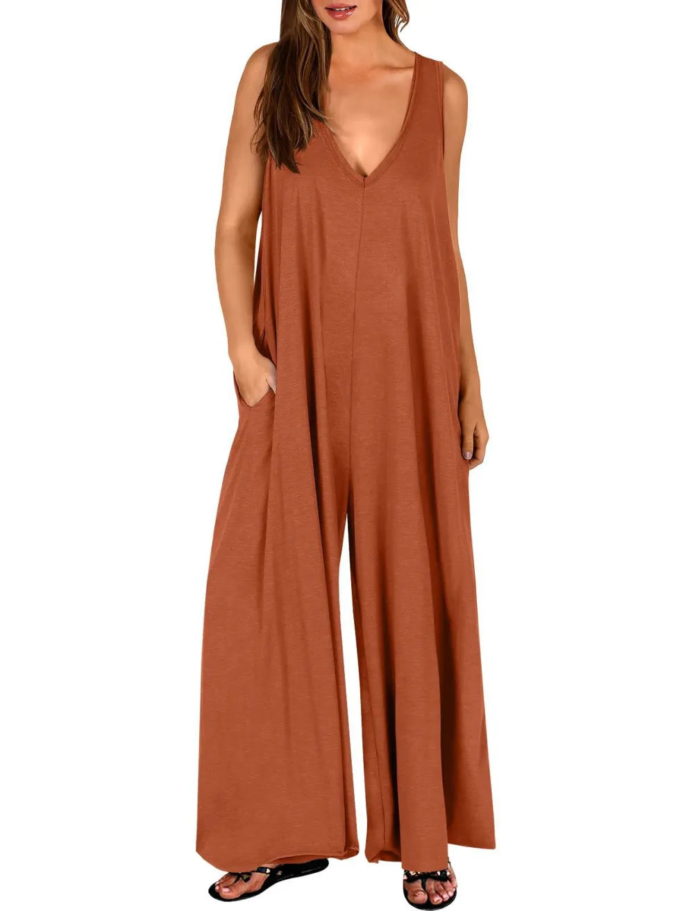 Nella | Comfy V-Neck Jumpsuit