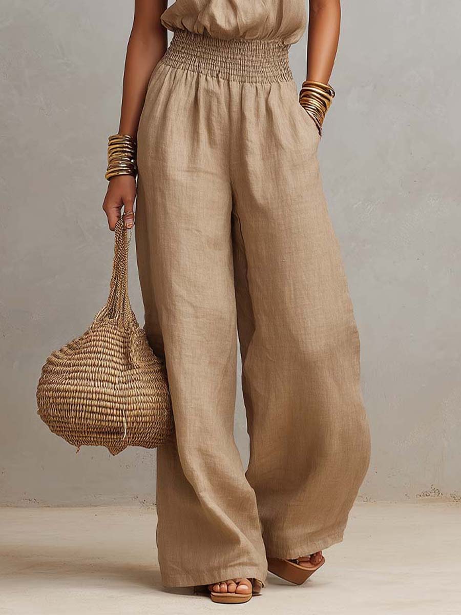 Loraine | Elegant Jumpsuit with Three Quarter Sleeves and Tailored Fit
