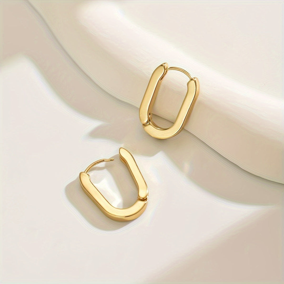 Sophisticated Geometric Hoop Earrings | Elegant, Statement, Modern Accessories