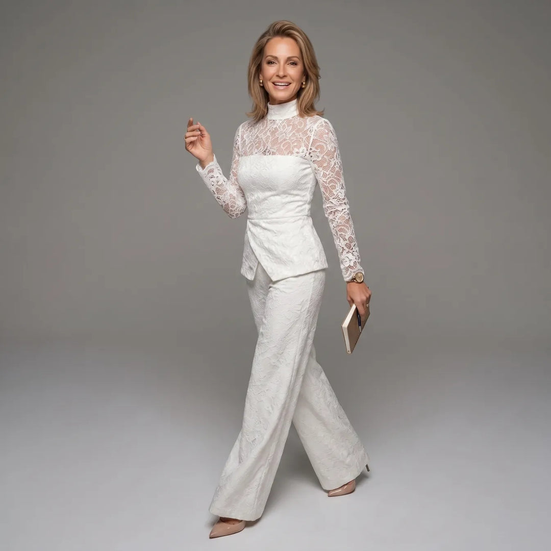 Valarie | Elegant Jumpsuit with Belted Waist and Wide Legs