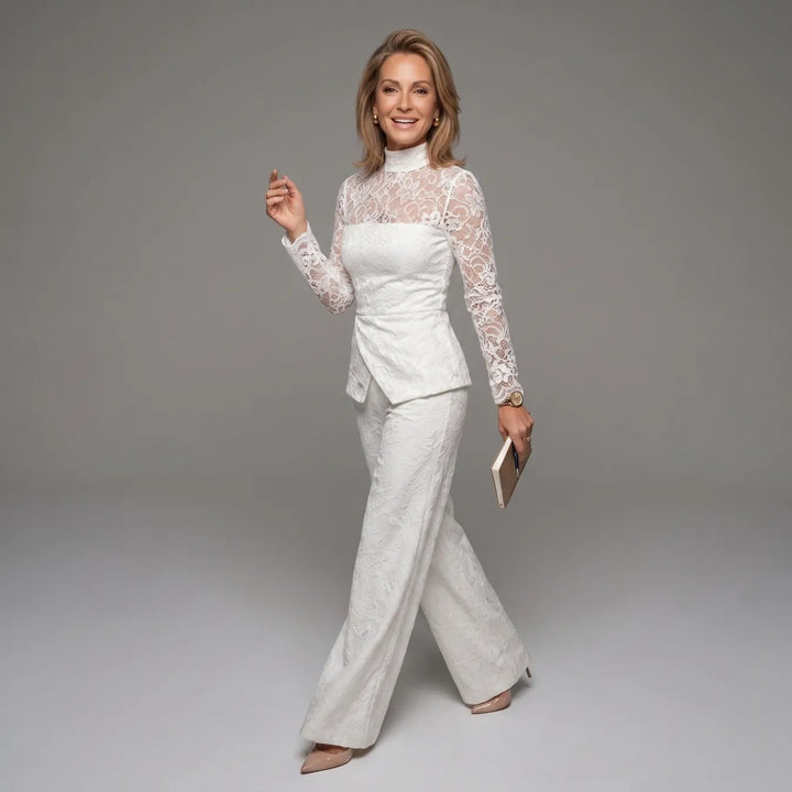 Valarie | Elegant Jumpsuit with Belted Waist and Wide Legs