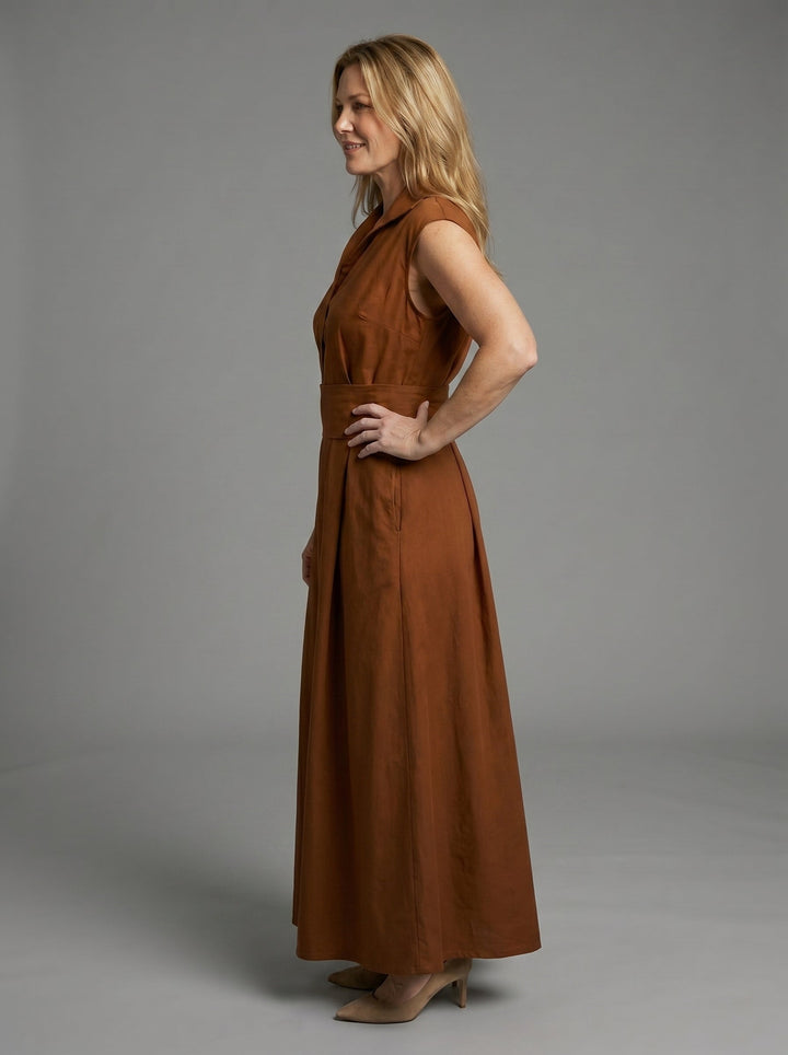 Nathalie | Elegant Jumpsuit with Three Quarter Sleeves and Tailored Fit