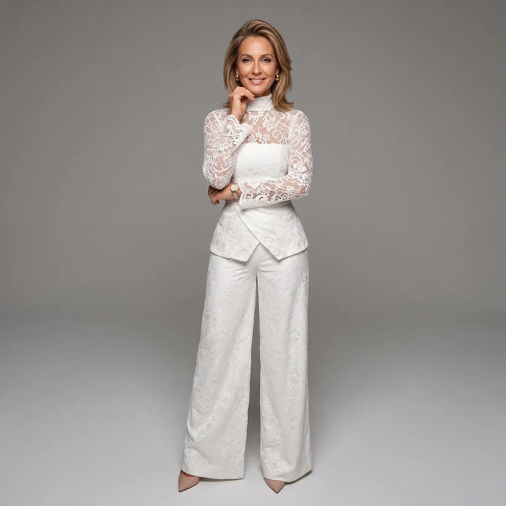 Valarie | Elegant Jumpsuit with Belted Waist and Wide Legs