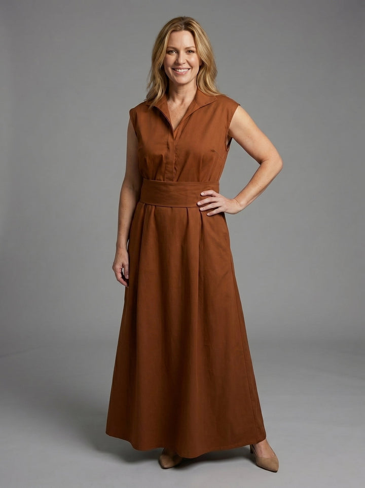 Nathalie | Elegant Jumpsuit with Three Quarter Sleeves and Tailored Fit