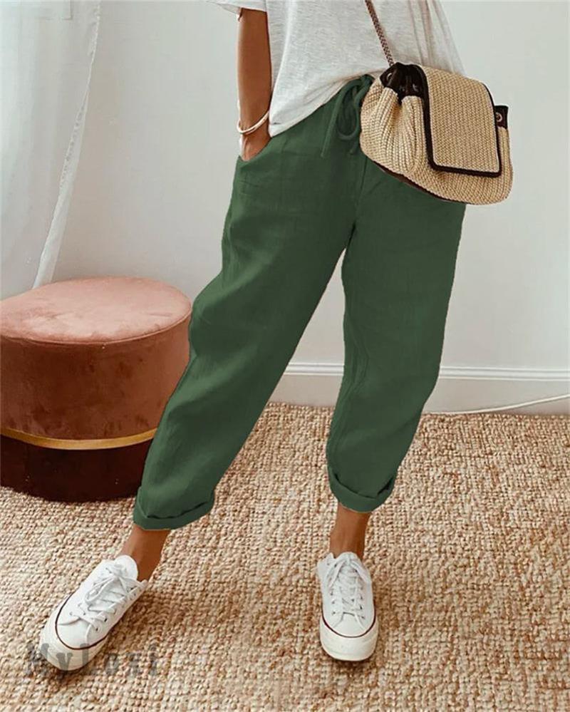 Kiana | Casual Three Quarter Pants