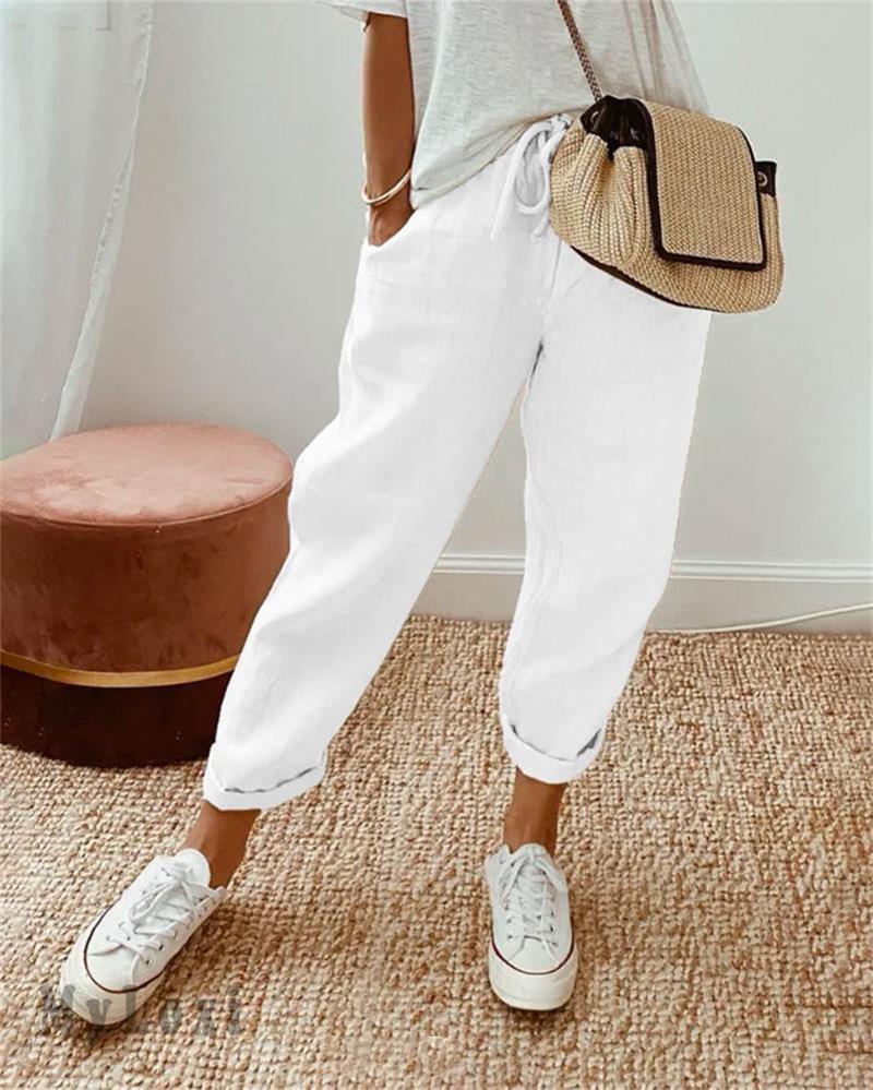 Kiana | Casual Three Quarter Pants