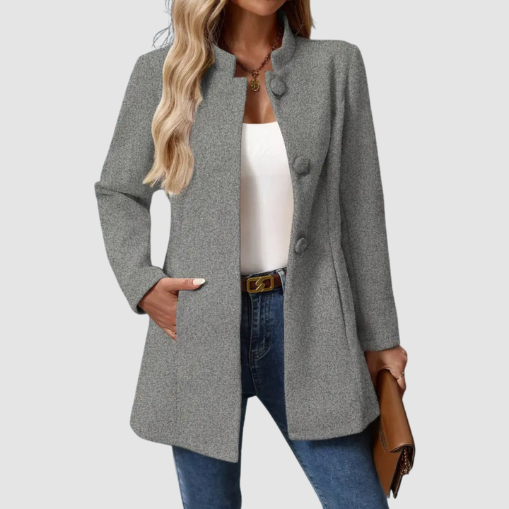 Vera Timeless Elegant Jacket - Classic Tailored Lightweight Outerwear