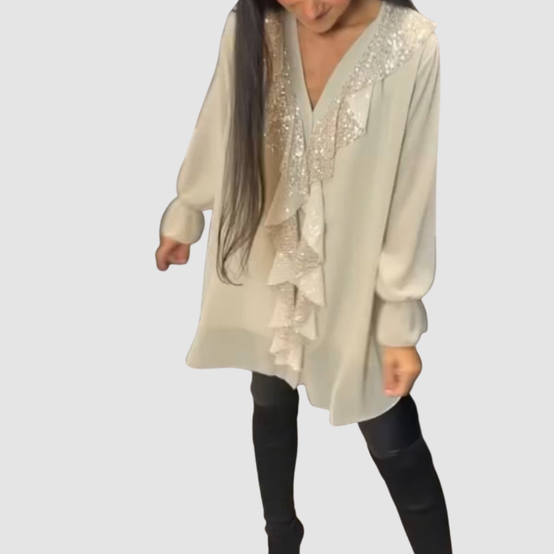 Elain | Elegant Ruffled Blouse