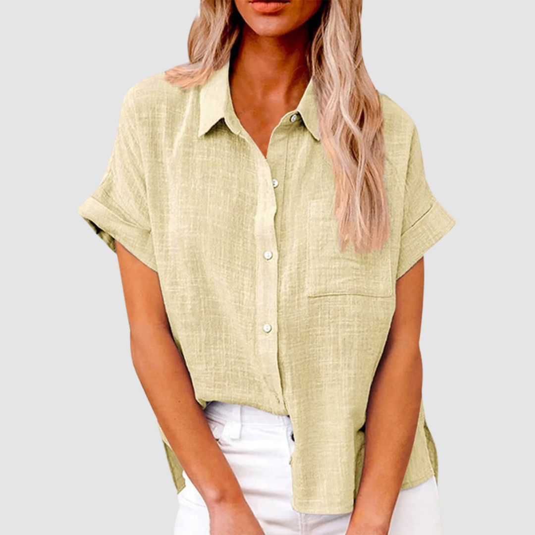 Safa - Elegant Casual Three Quarter Blouse