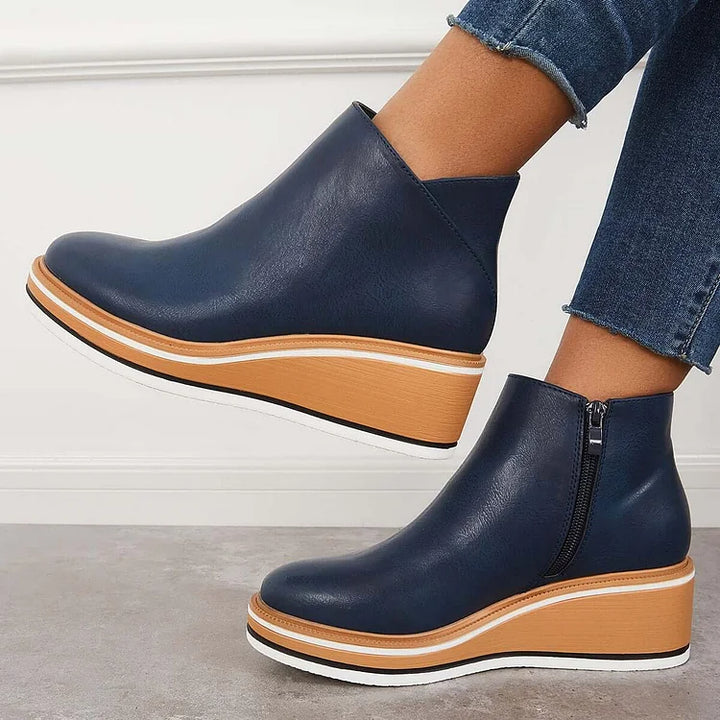 Mignon Modern Luxe | Chic Leather Ankle Boots