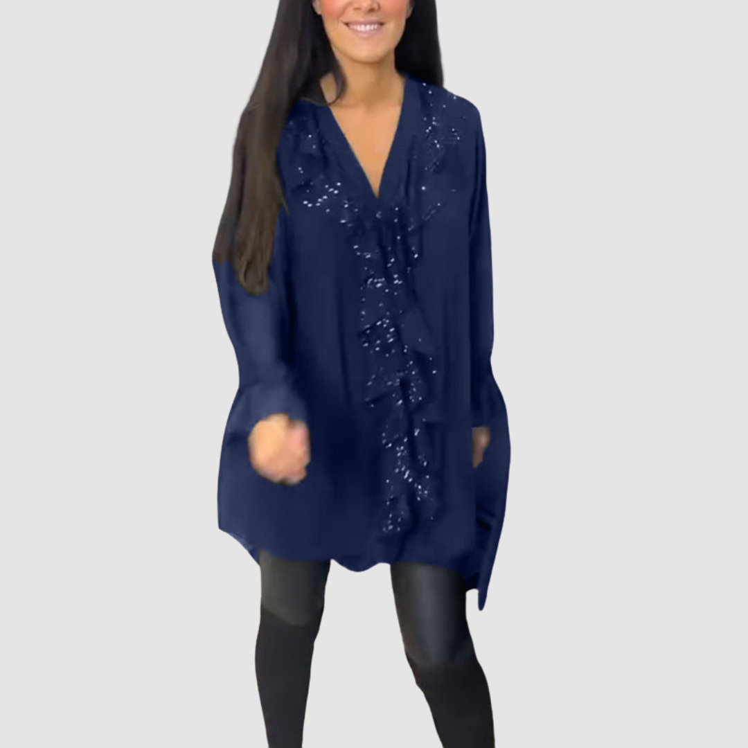Elain | Elegant Ruffled Blouse