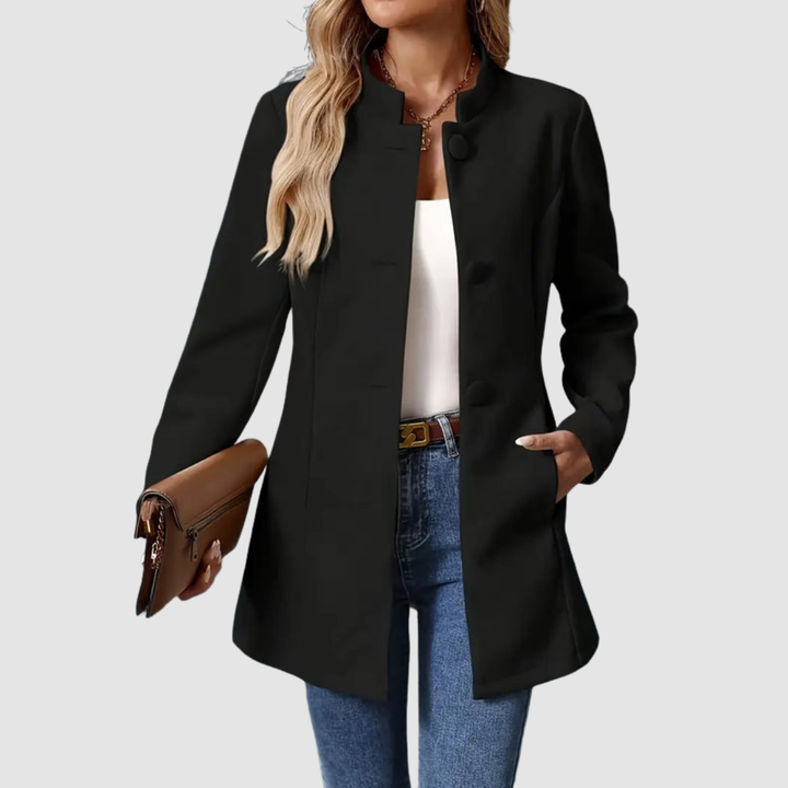 Vera Timeless Elegant Jacket - Classic Tailored Lightweight Outerwear