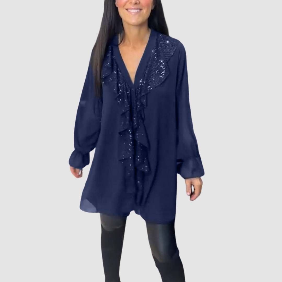 Elain | Elegant Ruffled Blouse