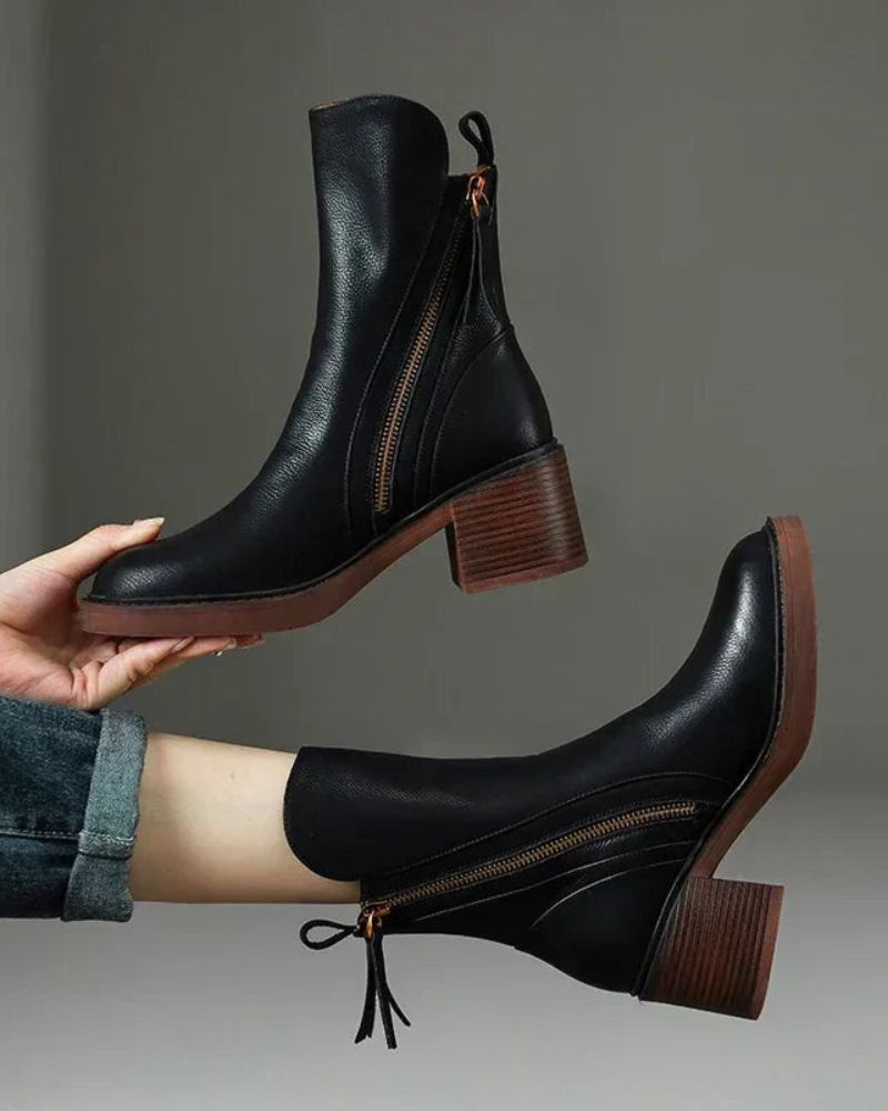 Vi™ Elegant Leather Boots | Chic Comfortable Stylish Boots