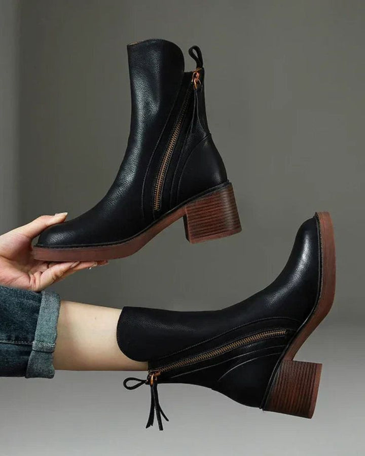 Myriam | Premium Leather Ankle Boots
