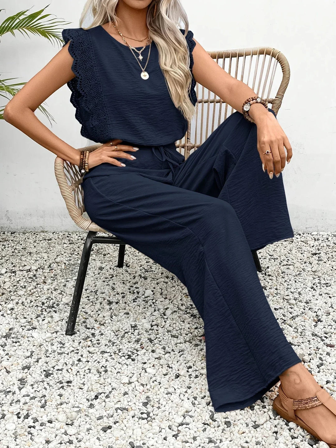 Zella Elegant Two-Piece Set - Chic Knit Ensemble