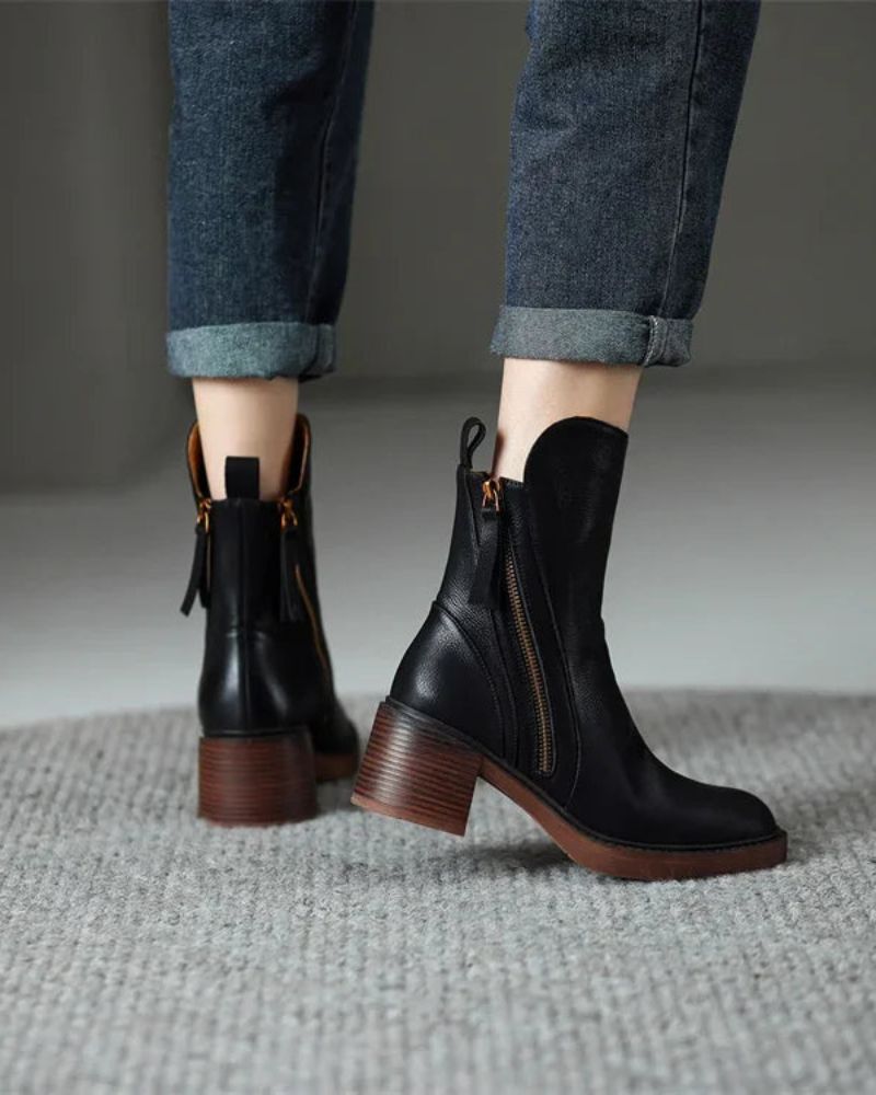 Vi™ Elegant Leather Boots | Chic Comfortable Stylish Boots