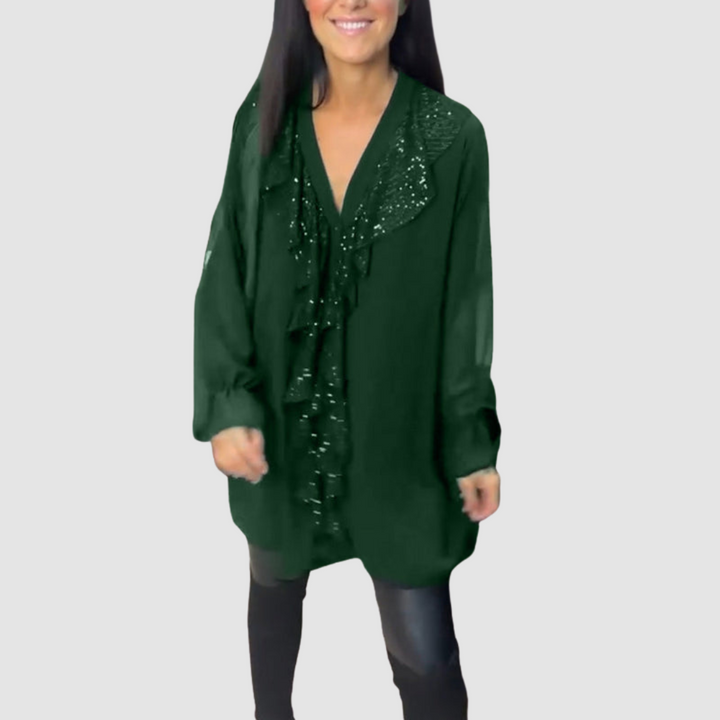 Elain | Elegant Ruffled Blouse
