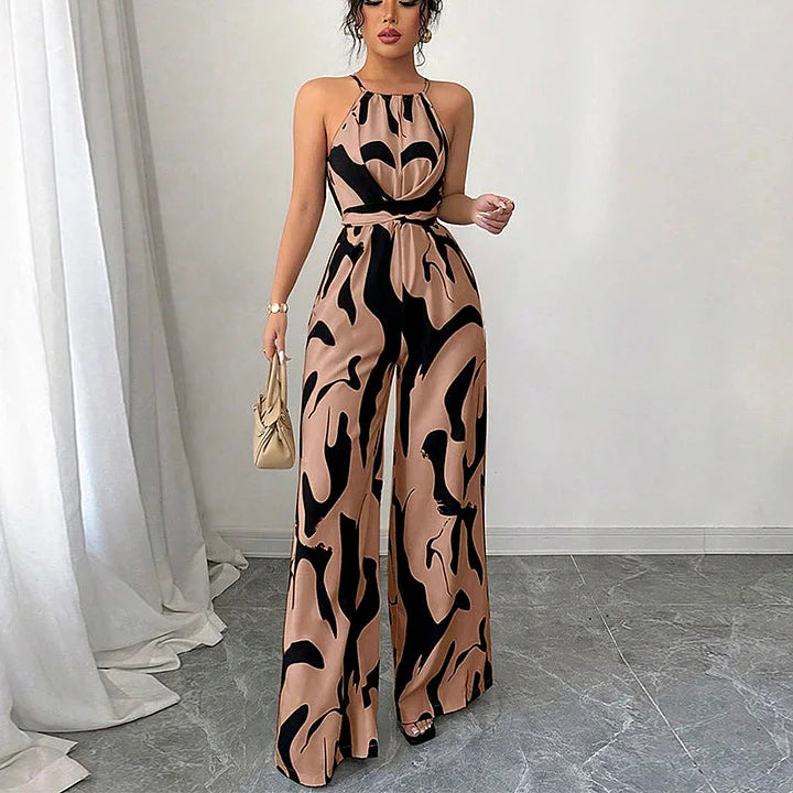 Jillanne - Elegant Backless Jumpsuit