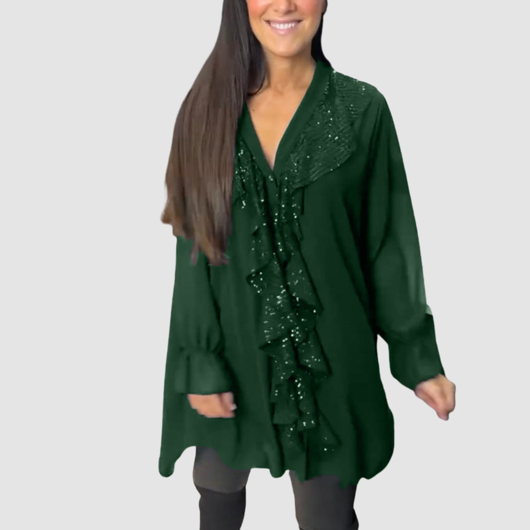 Elain | Elegant Ruffled Blouse