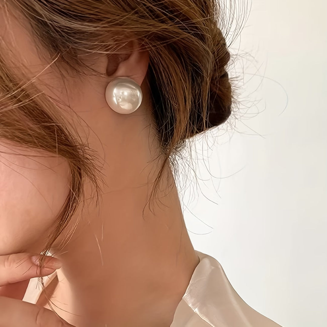 Pearl Stud Earrings - Elegant, Classic, Timeless Jewelry