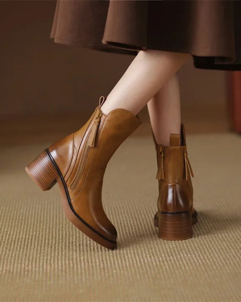 Vi™ Elegant Leather Boots | Chic Comfortable Stylish Boots