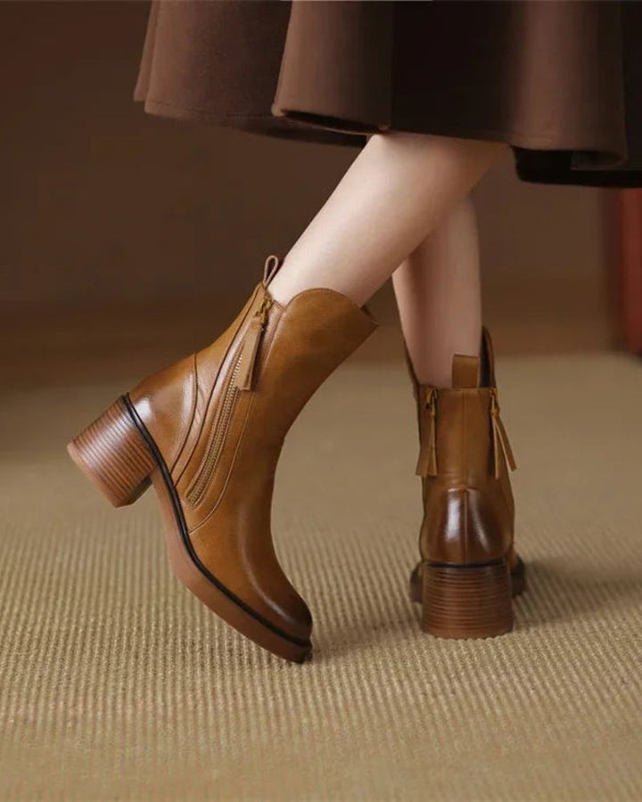 Vi™ Elegant Leather Boots | Chic Comfortable Stylish Boots