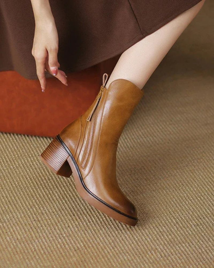 Vi™ Elegant Leather Boots | Chic Comfortable Stylish Boots