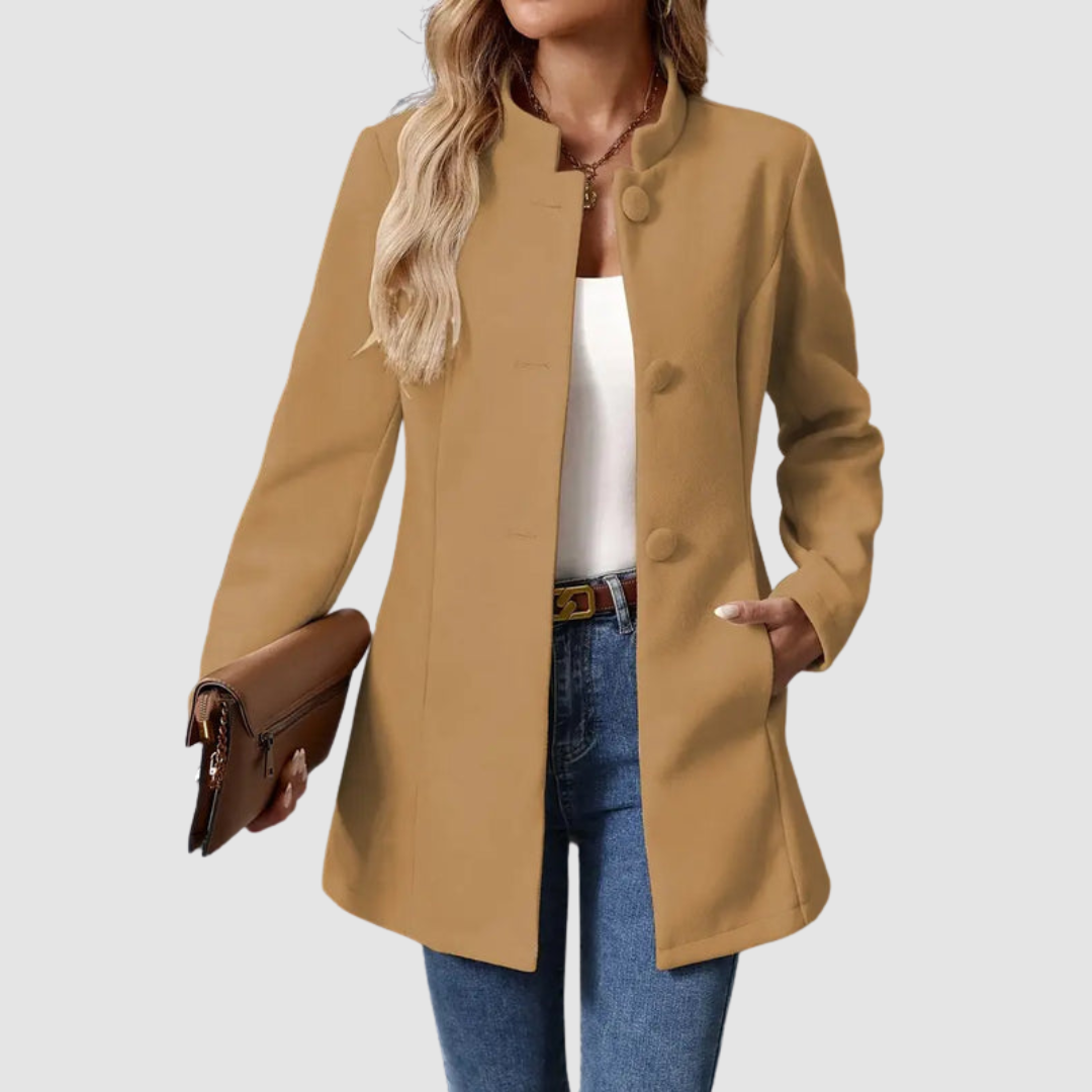 Vera Timeless Elegant Jacket - Classic Tailored Lightweight Outerwear
