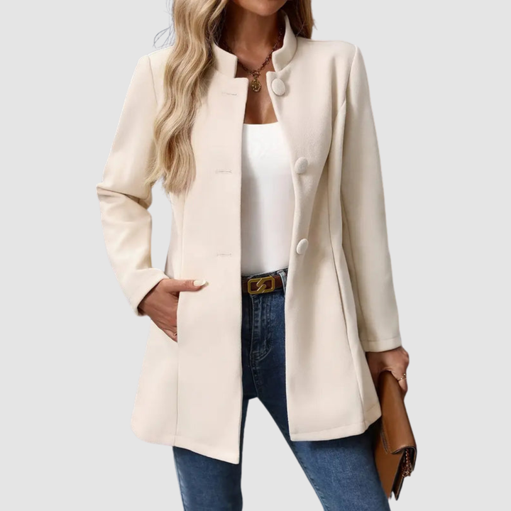 Vera Timeless Elegant Jacket - Classic Tailored Lightweight Outerwear