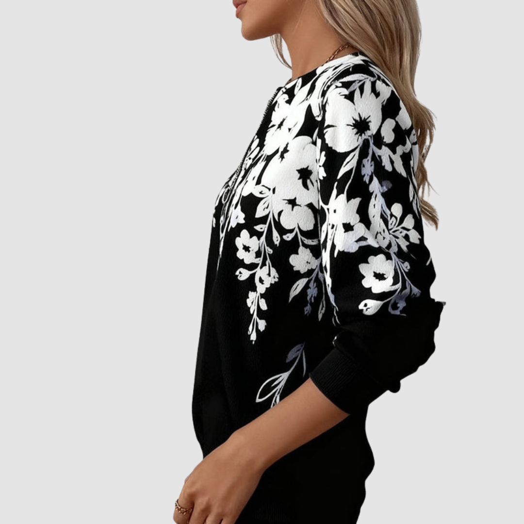 Jillanna | Half Zip Sweatshirt, Casual, Comfortable, Stylish
