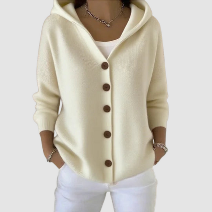 Emelie | Cozy Knit Hooded Cardigan