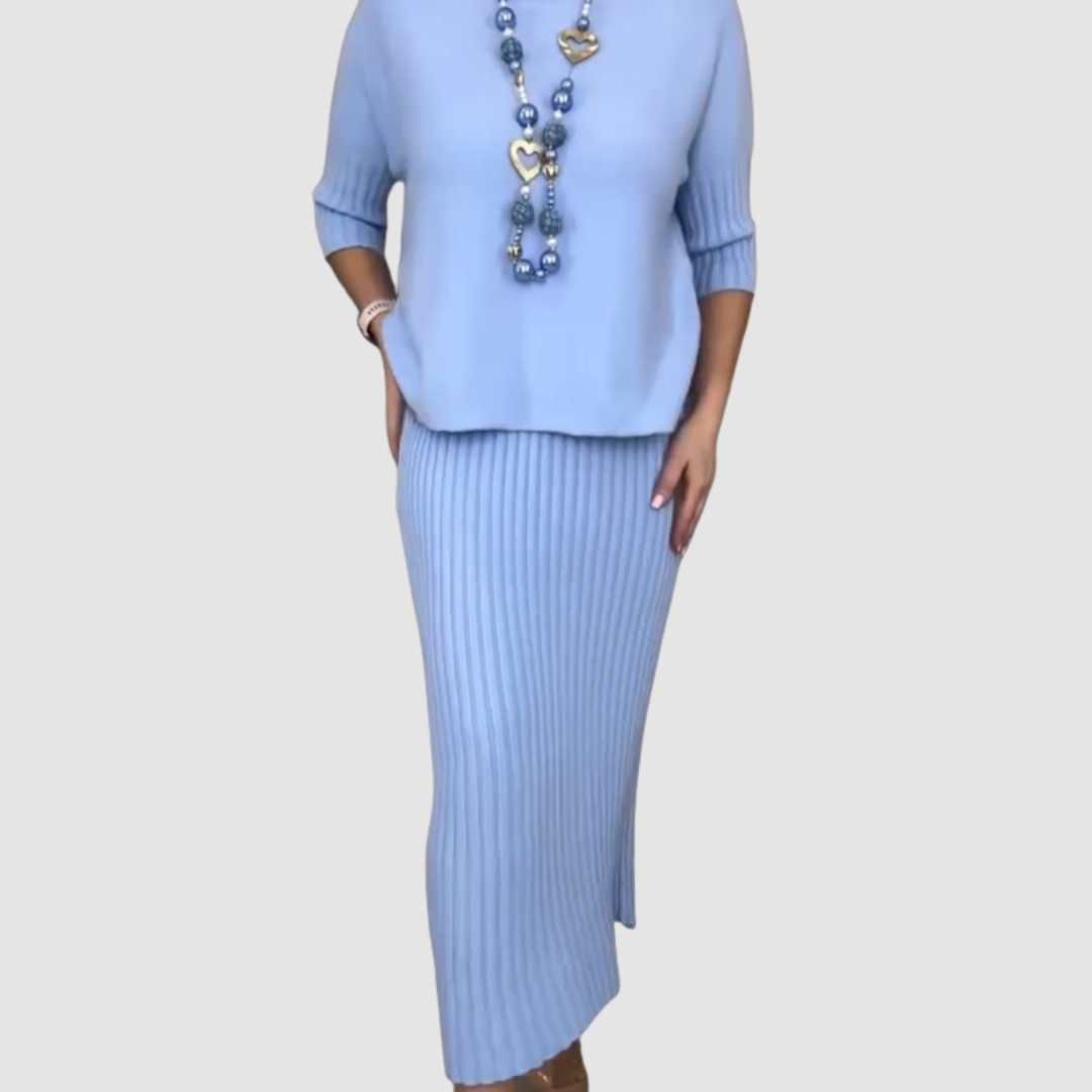Delyssa | Elegant Two-Piece Set with Chic Design and Versatile Style
