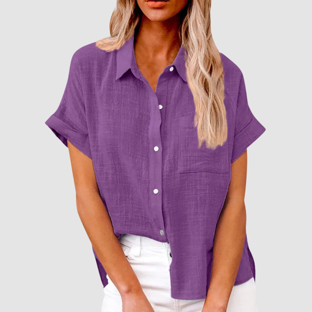 Safa - Elegant Casual Three Quarter Blouse