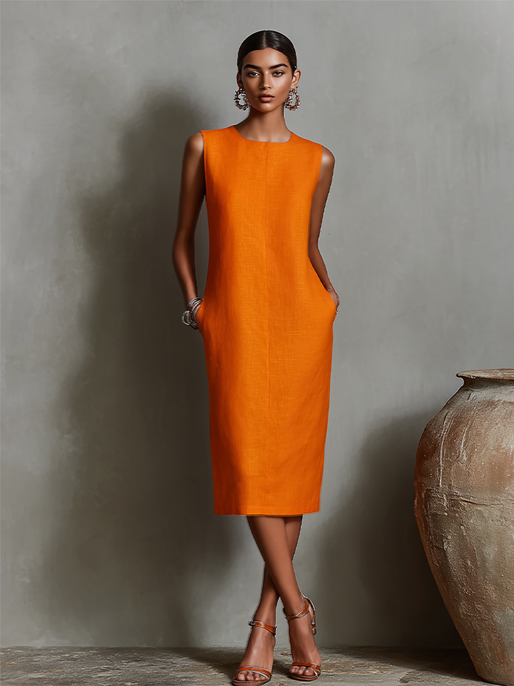 Maureen | Pockets, Casual, Comfortable Midi Dress