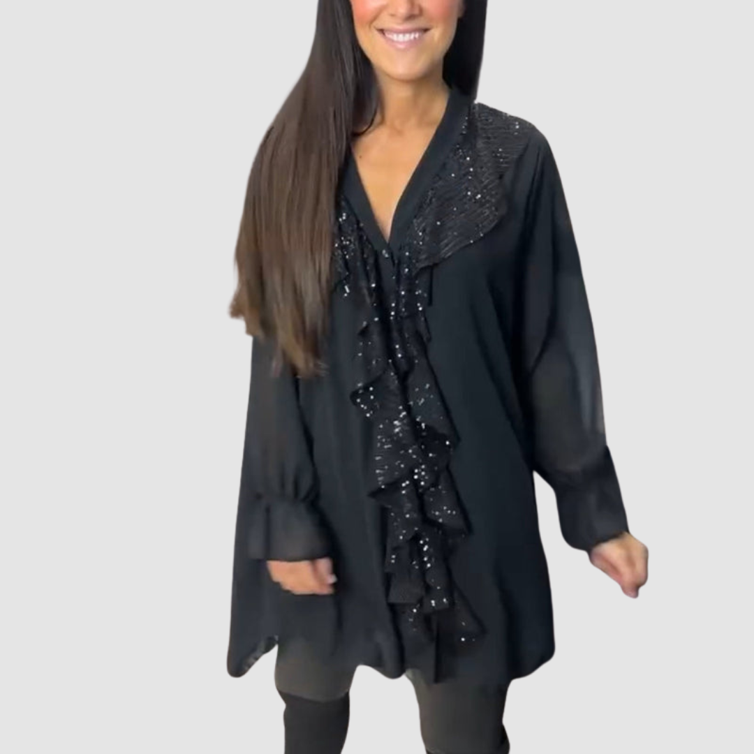 Elain | Elegant Ruffled Blouse