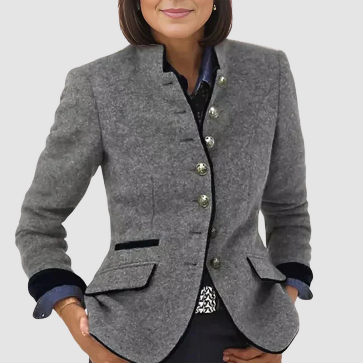 Lincy Timeless Elegant Blazer - Classic Tailored Chic Blazer