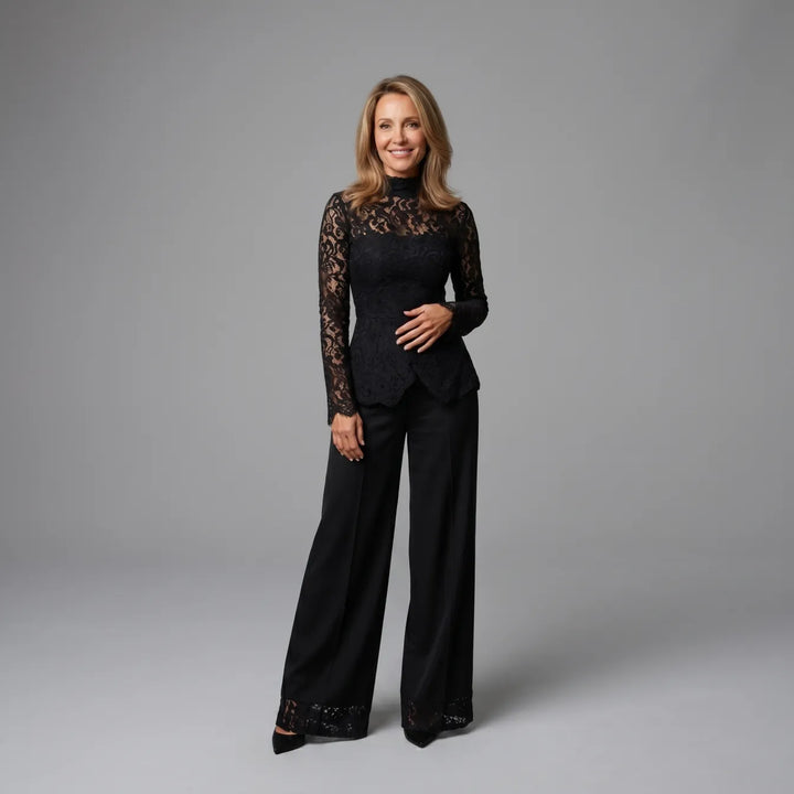 Valarie | Elegant Jumpsuit with Belted Waist and Wide Legs