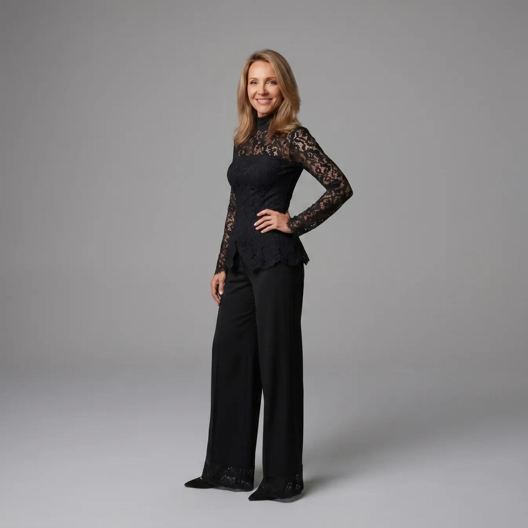 Valarie | Elegant Jumpsuit with Belted Waist and Wide Legs