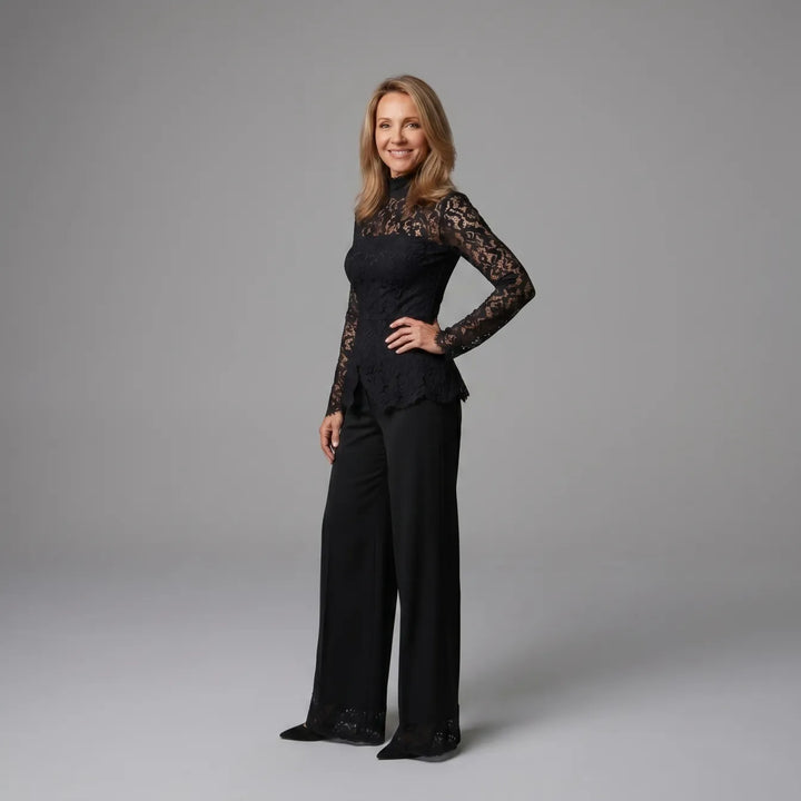 Valarie | Elegant Jumpsuit with Belted Waist and Wide Legs