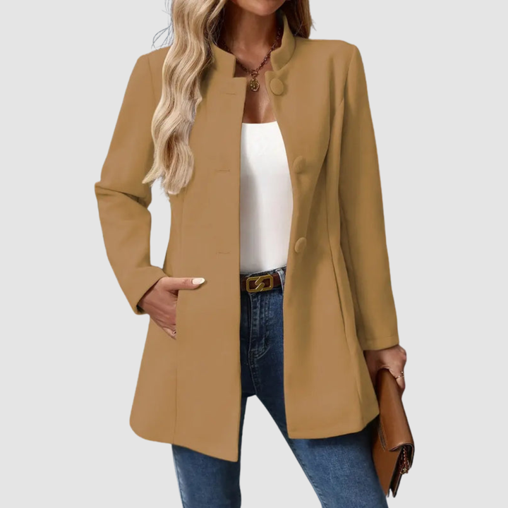 Vera Timeless Elegant Jacket - Classic Tailored Lightweight Outerwear