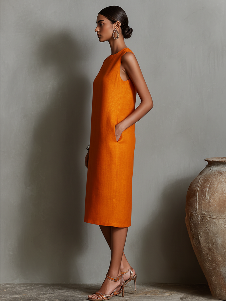 Maureen | Pockets, Casual, Comfortable Midi Dress