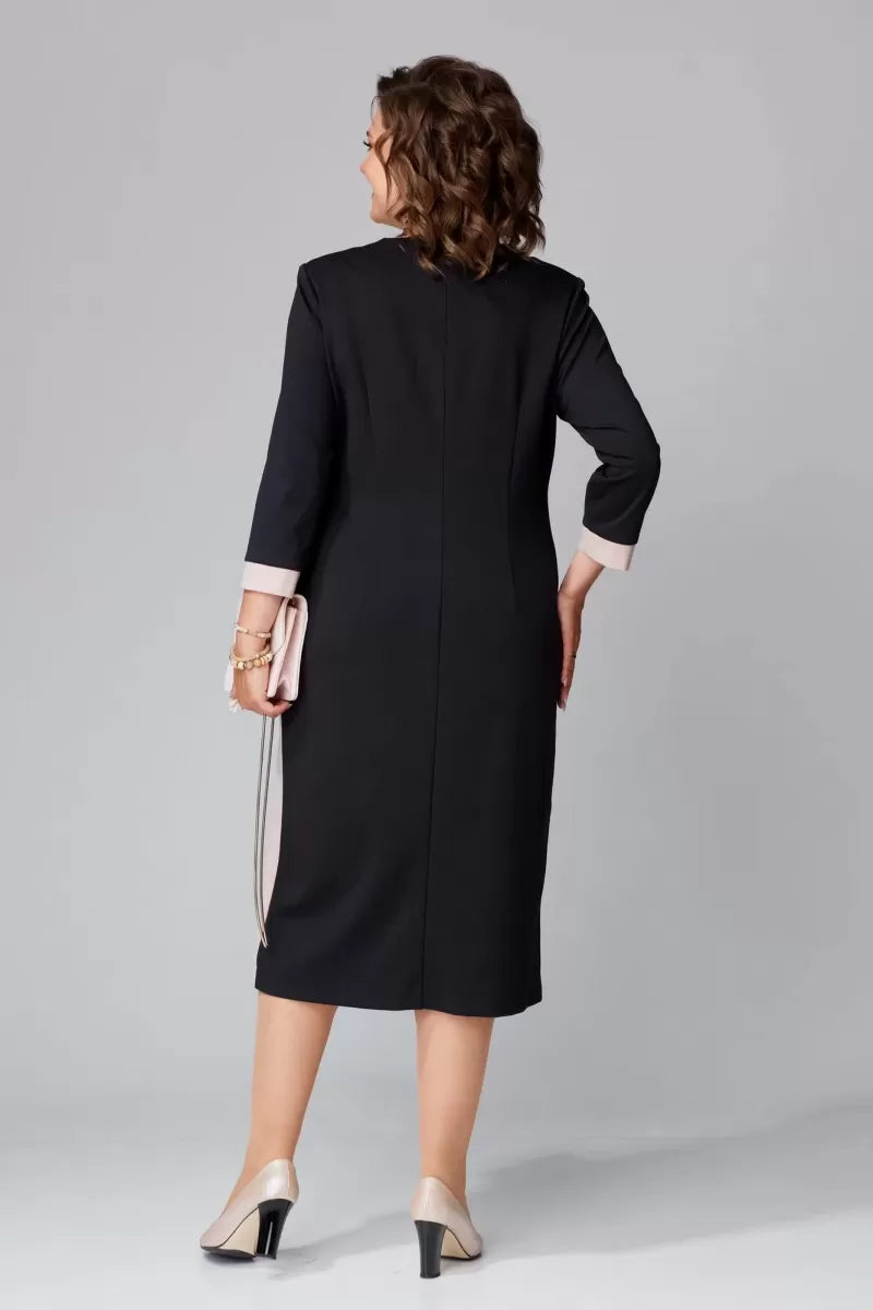 Alexa | Elegant V-neck Midi Dress