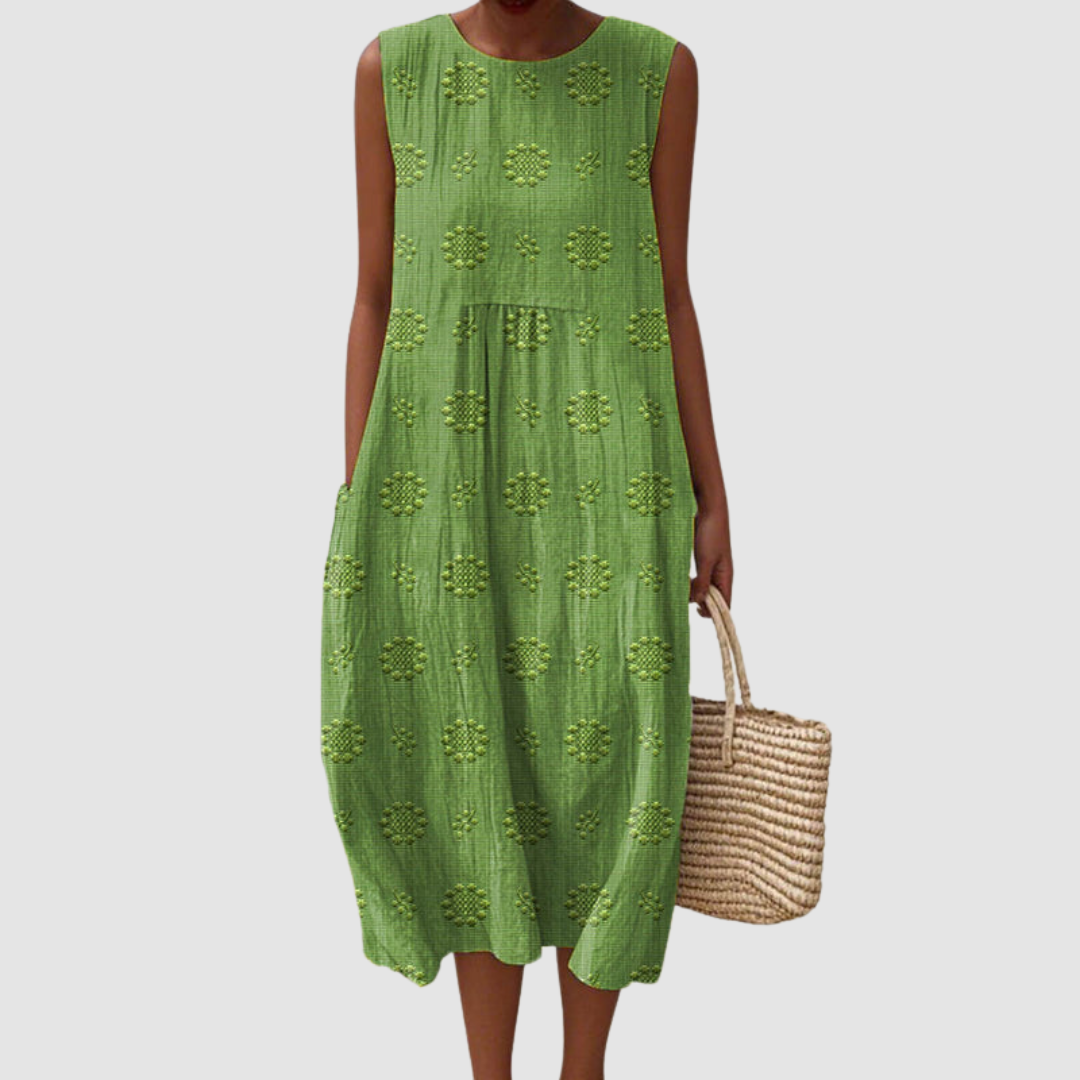 Allison | Breathable Summer Midi Dress