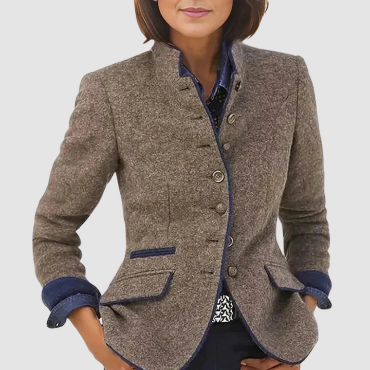 Lincy Timeless Elegant Blazer - Classic Tailored Chic Blazer