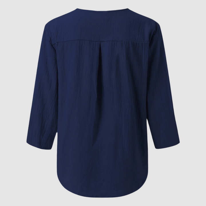 Melisa | Casual Cotton Linen Blouse