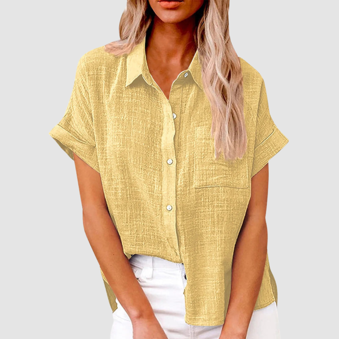 Safa - Elegant Casual Three Quarter Blouse