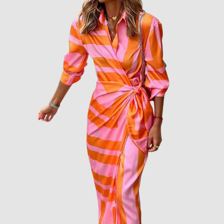 Amy's Wardrobe | Striped Midi Dress
